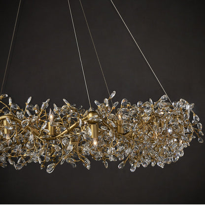 Crystal Bud Chandelier