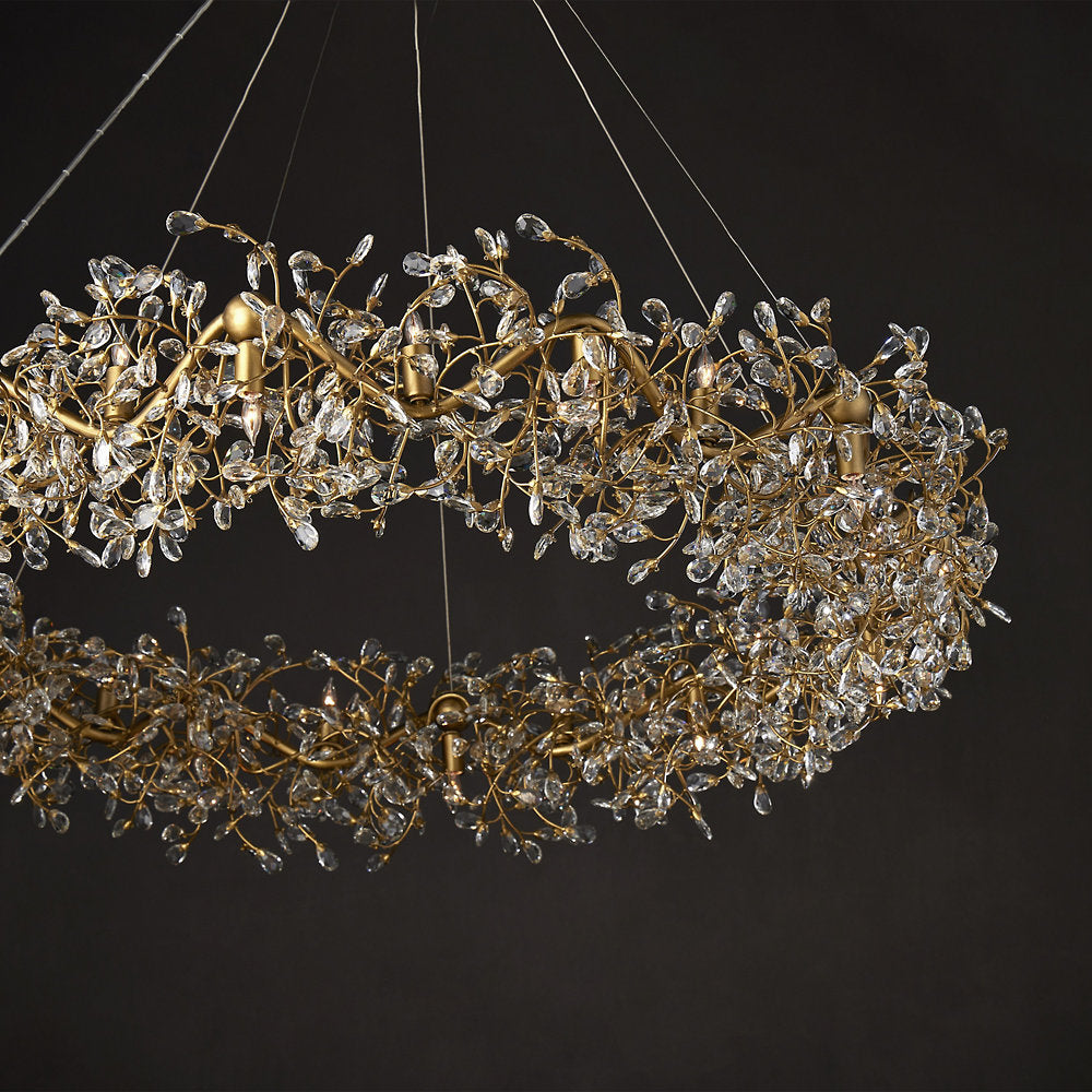 Crystal Bud Chandelier