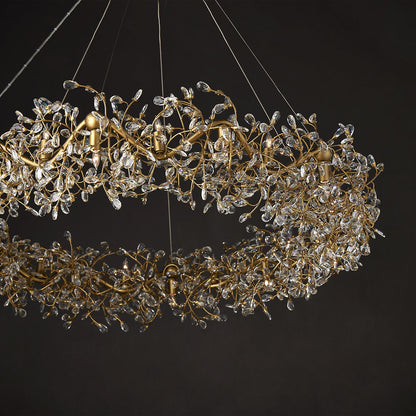 Crystal Bud Chandelier