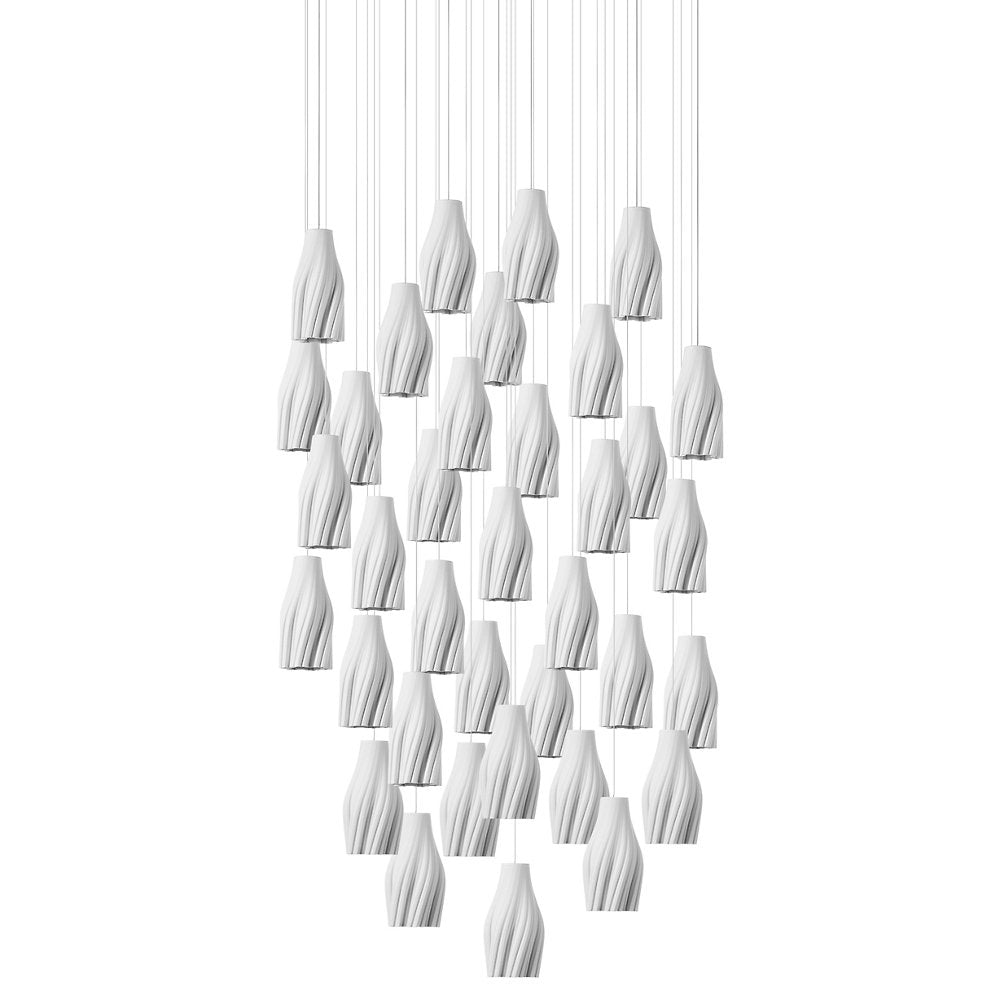 Posh Large Round Multi-Light Pendant