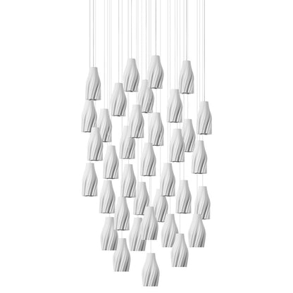 Posh Large Round Multi-Light Pendant
