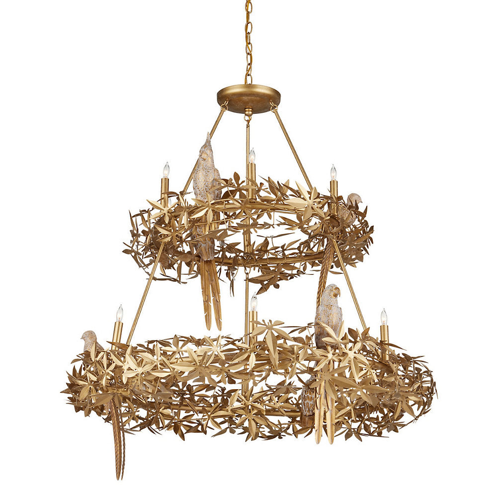 Aviary Two-Tier Chandelier