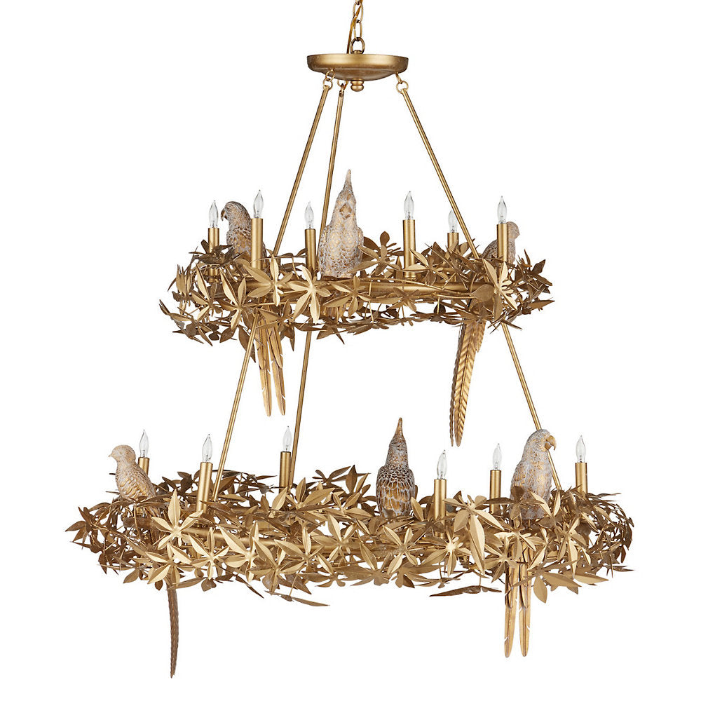 Aviary Two-Tier Chandelier
