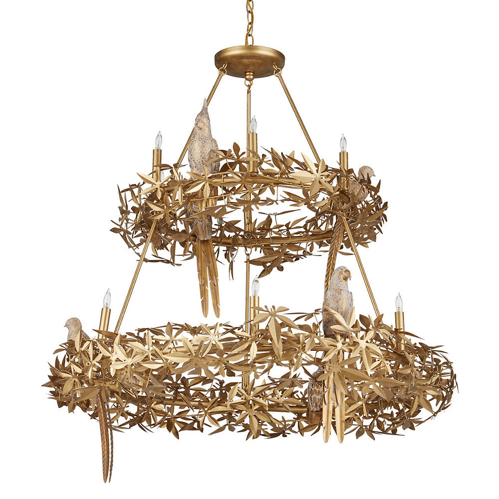 Aviary Two-Tier Chandelier