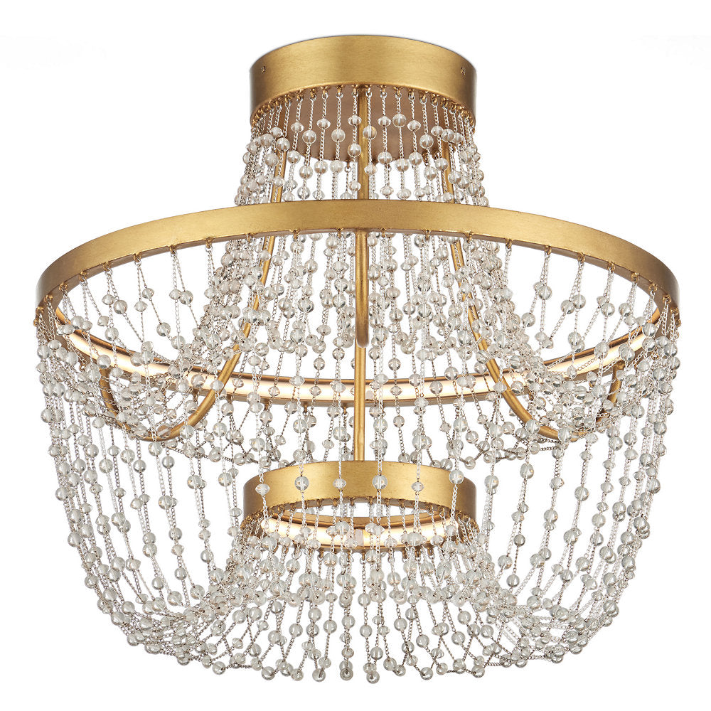 Mademoiselle LED Semi-Flushmount