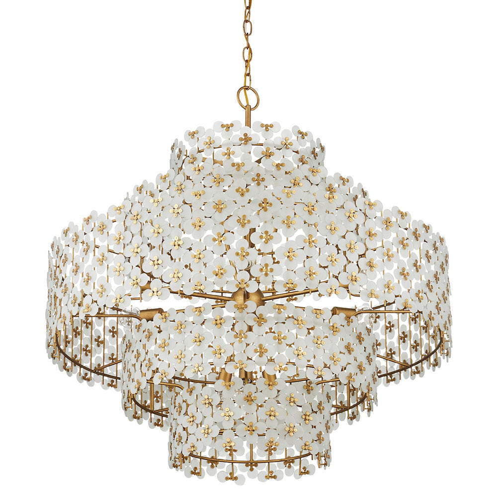 Spring Flower Chandelier