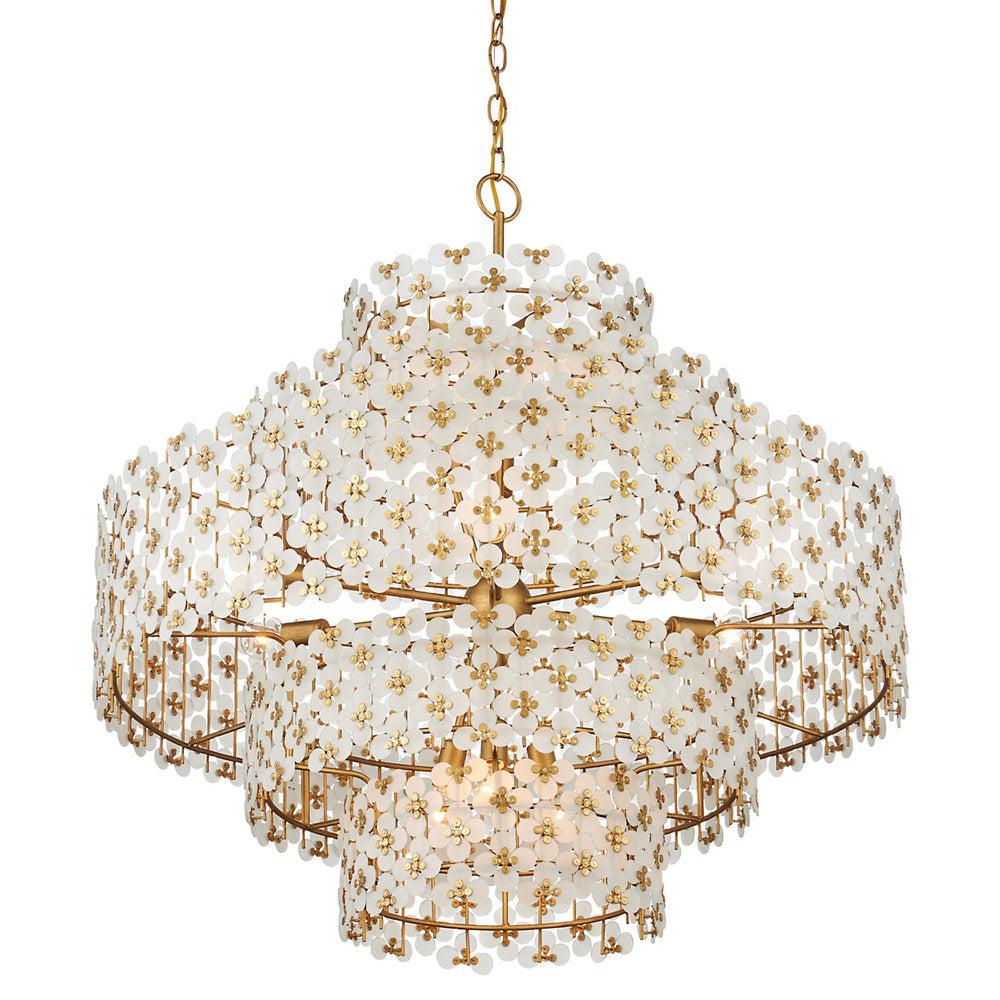 Spring Flower Chandelier