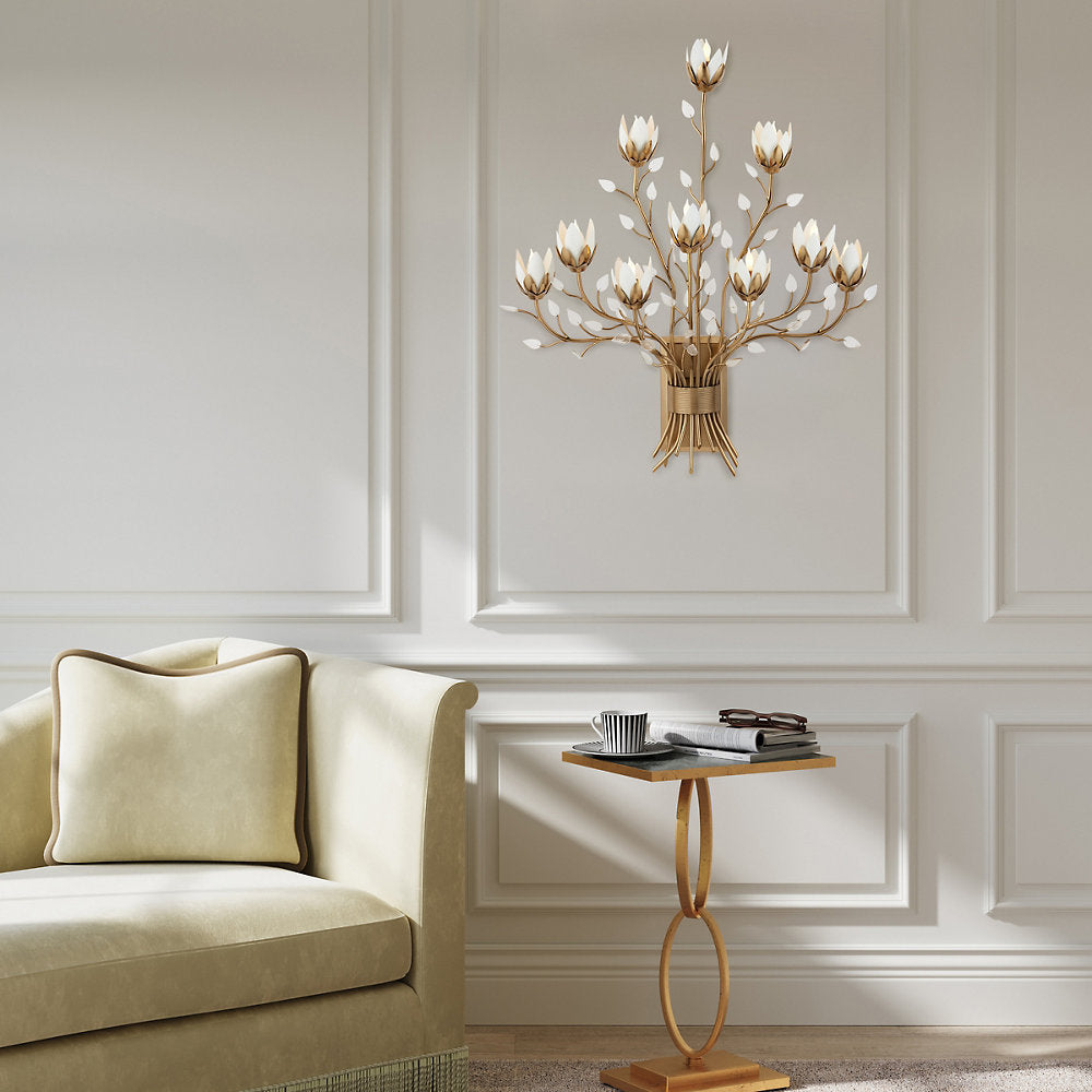 Star Magnolia Wall Sconce