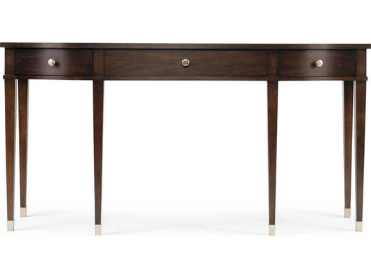 Tribeca Rectangular Console Table with Three Drawers in Tribeca Finish