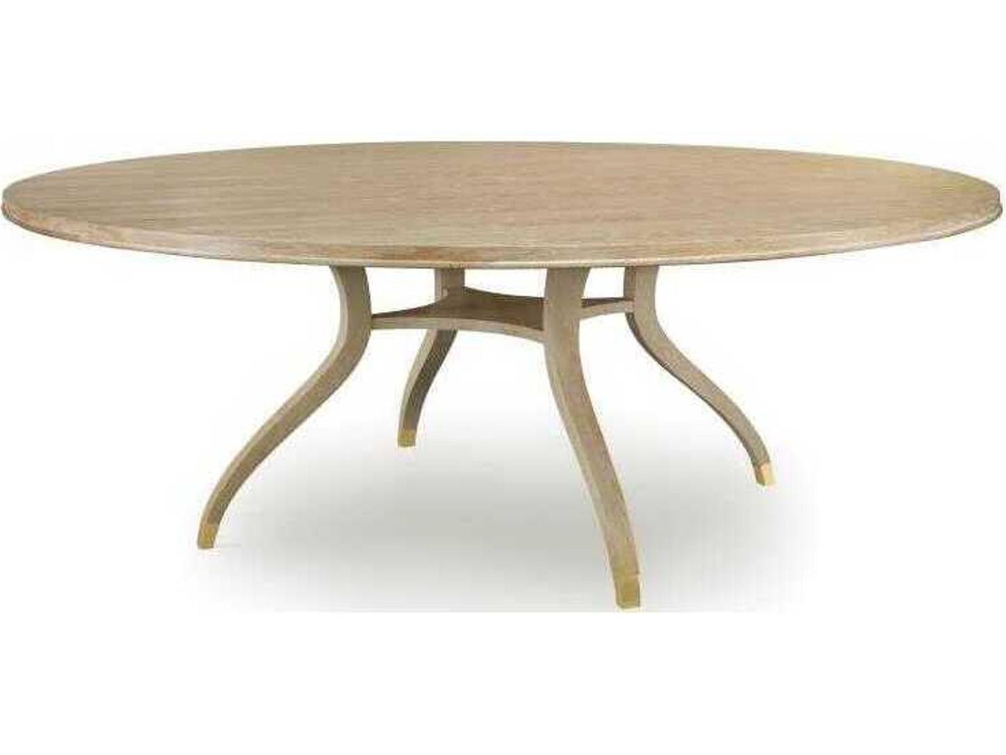 Maison '47 Round 71-Inch Dining Table in Blonde Cerused Oak