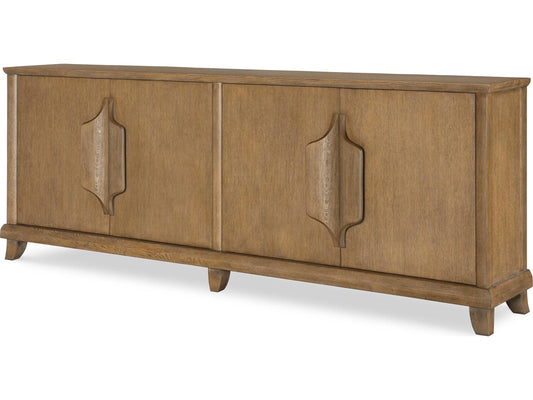 Cyrus Four Door Credenza in Natural Oak