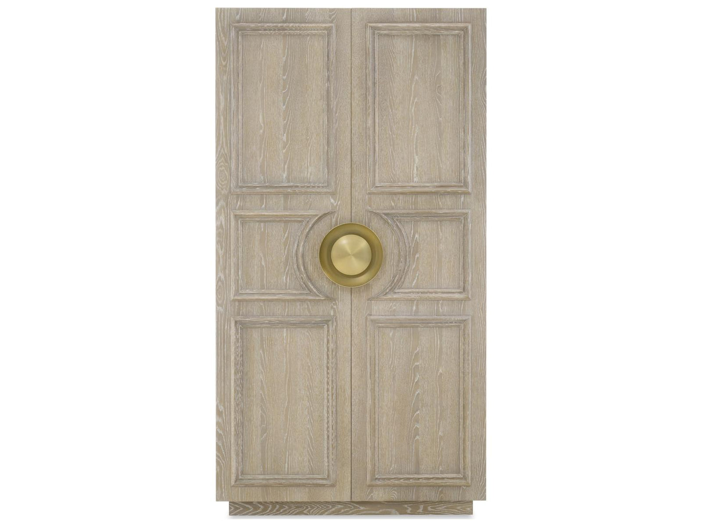 Cadence Wardrobe Armoire in Sand Cerused Oak