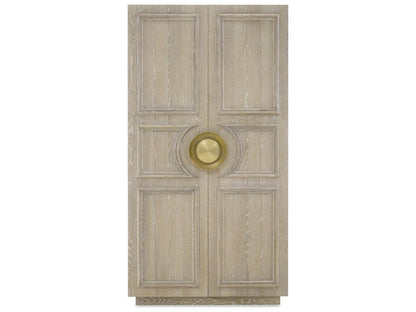 Cadence Wardrobe Armoire in Sand Cerused Oak