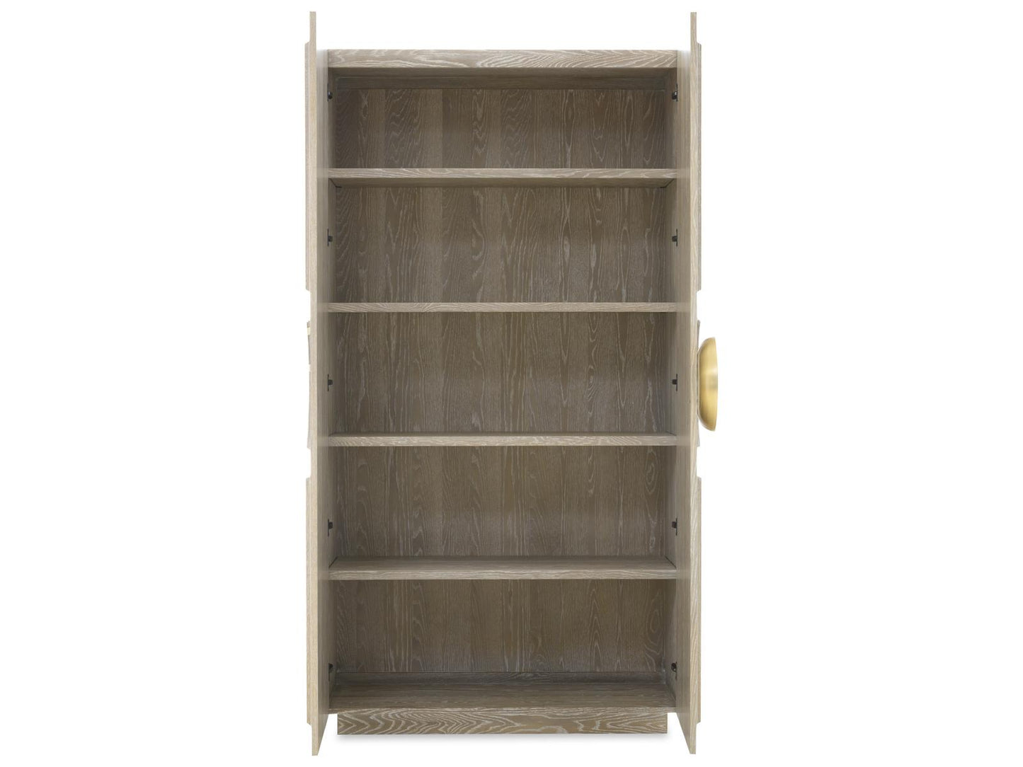 Cadence Wardrobe Armoire in Sand Cerused Oak