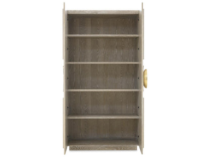 Cadence Wardrobe Armoire in Sand Cerused Oak