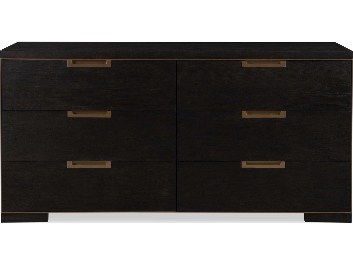 Cadence Six Drawer Dresser in Mocha Finish