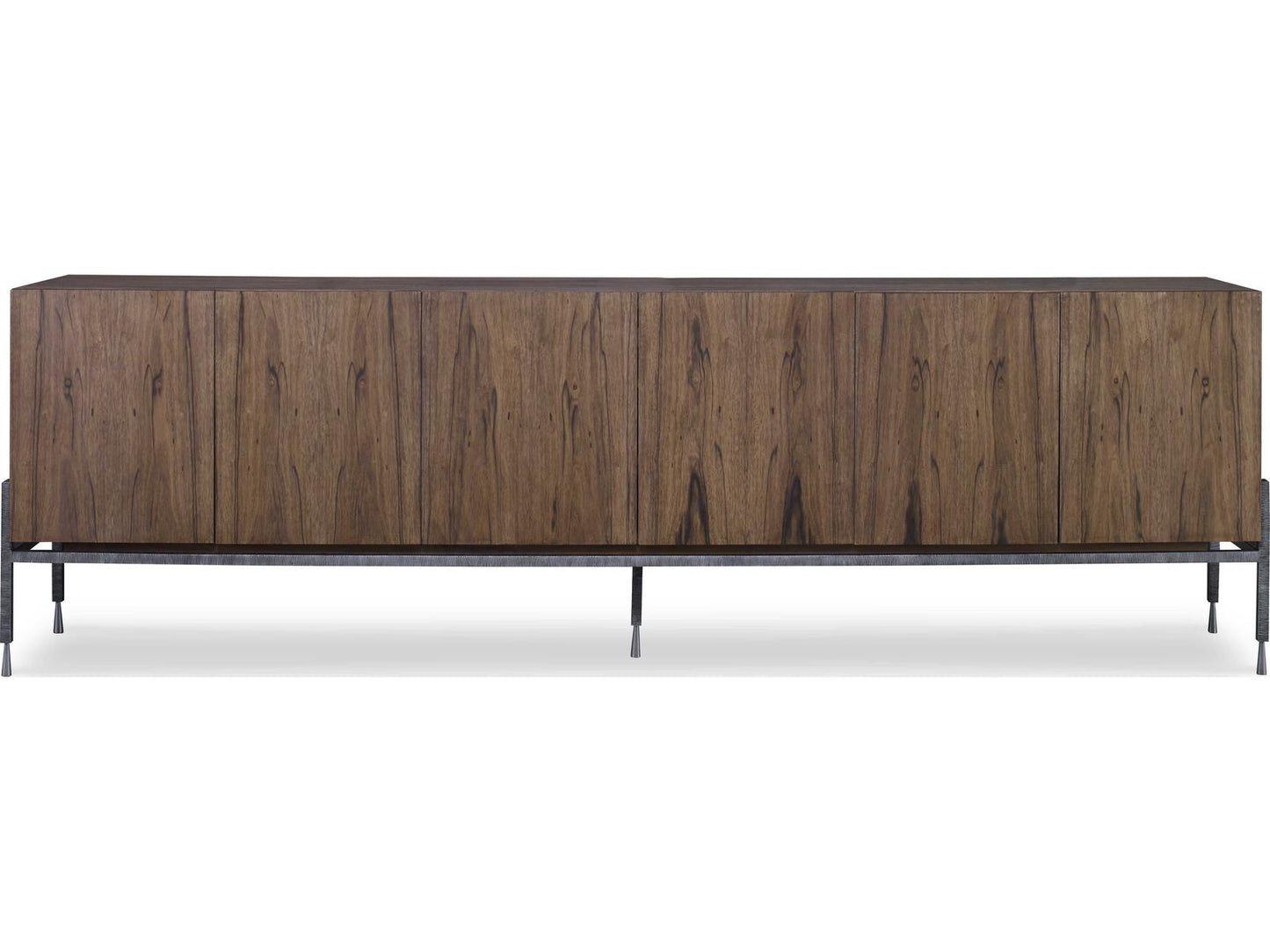 Grand Tour Gaston 110 Inch Paldao Veneer Credenza with Iron Base