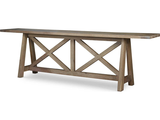 Grand Tour Rectangular Wood Console Table