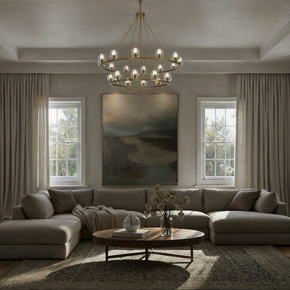 Aragon 2 Tier Chandelier