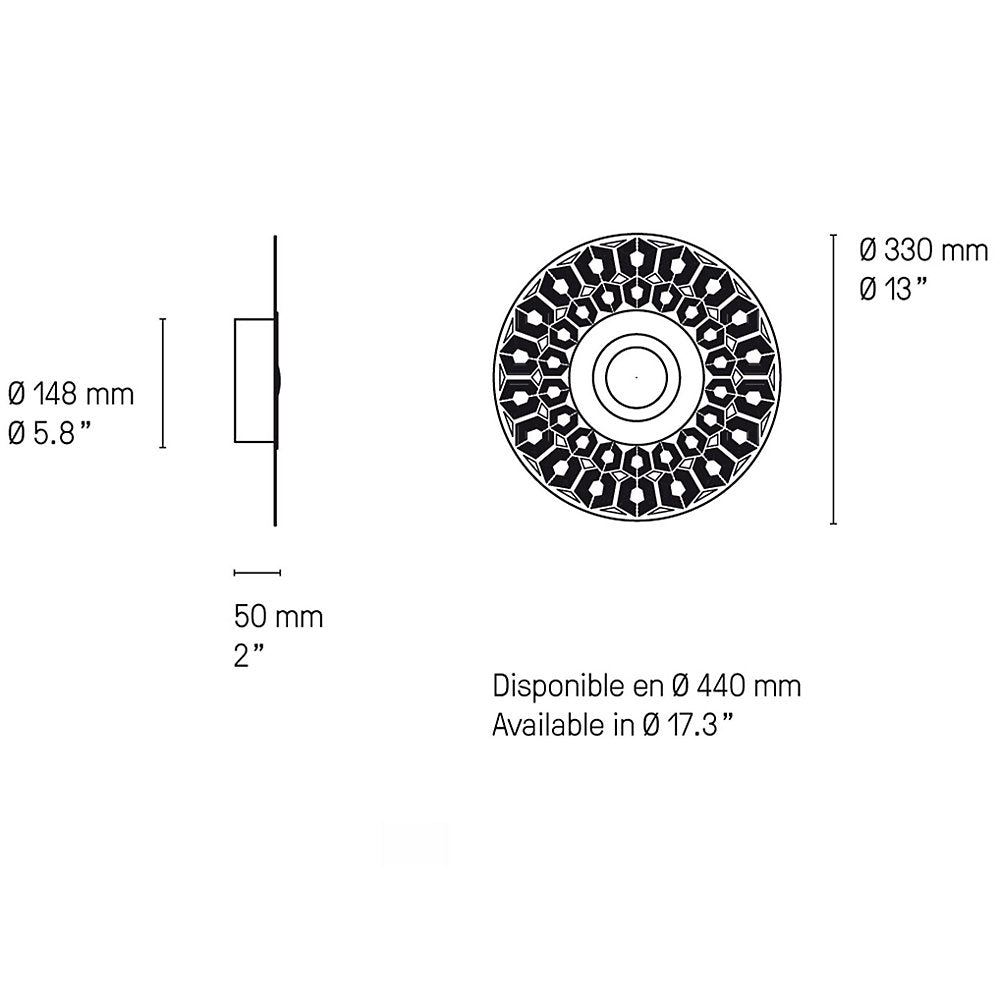 Earth Turtle LED Wall/Flushmount