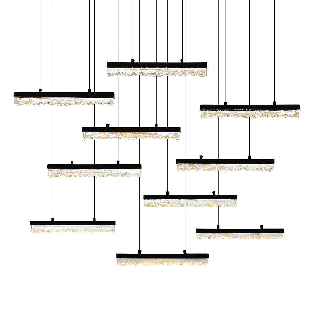 Stagger LED Linear Suspension