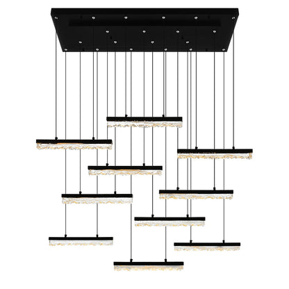 Stagger LED Linear Suspension