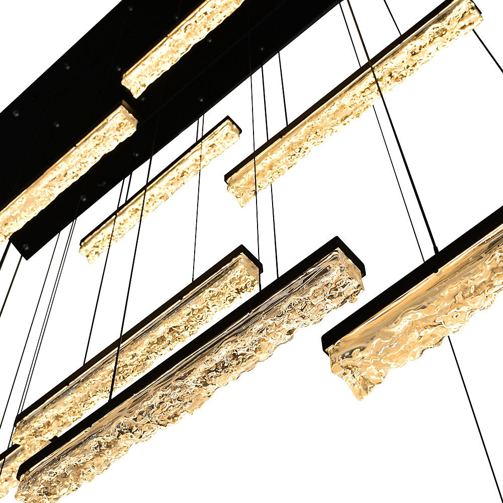 Stagger LED Linear Suspension