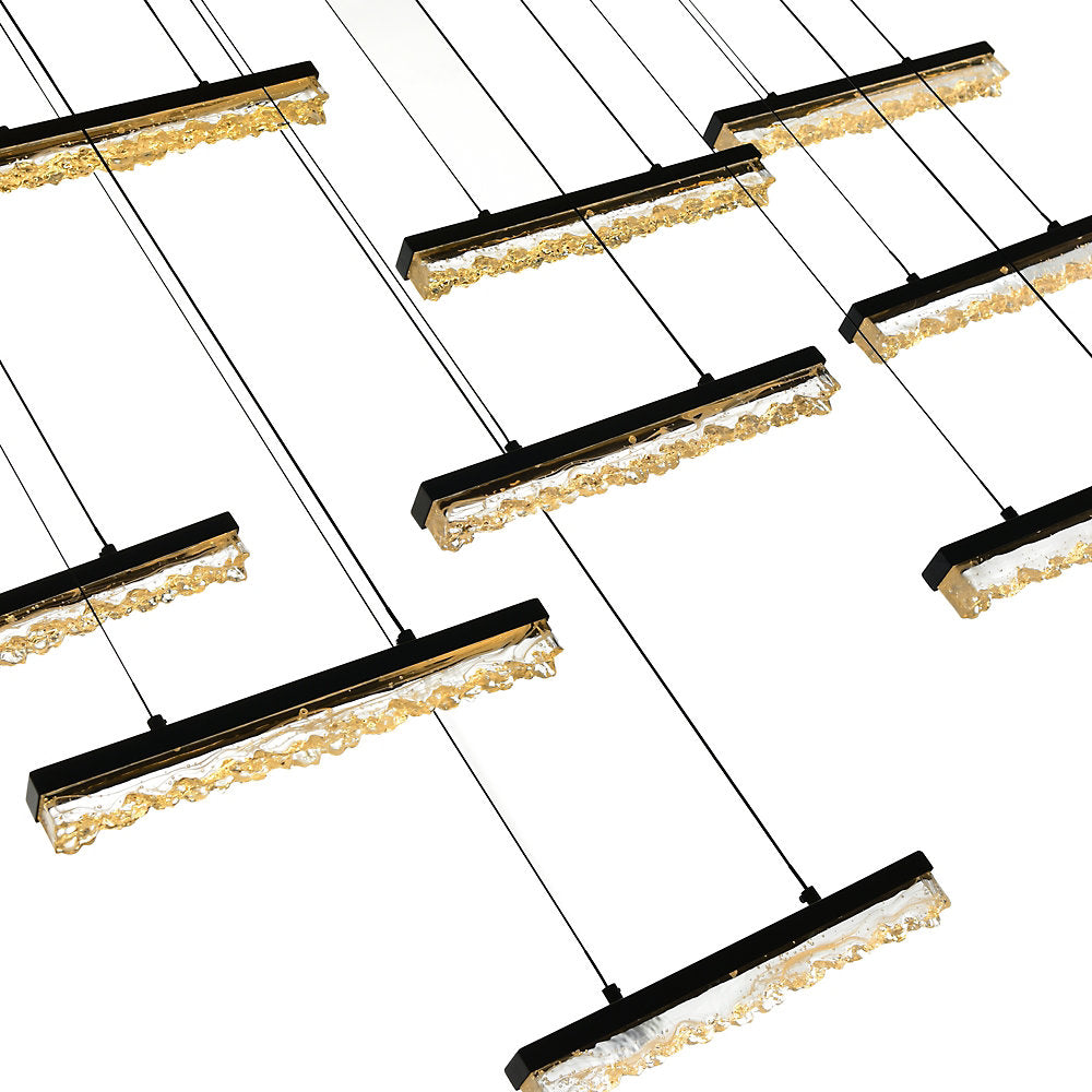 Stagger LED Linear Suspension