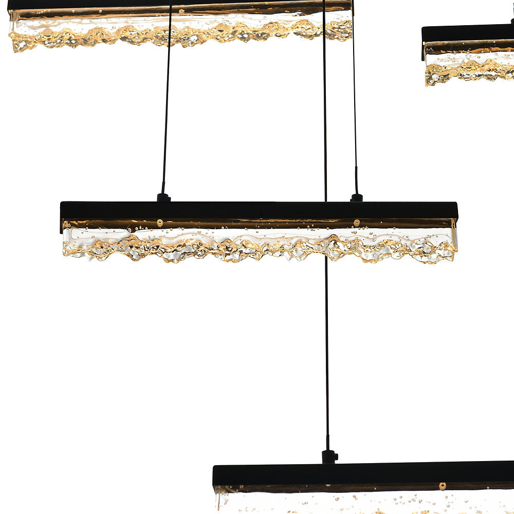 Stagger LED Linear Suspension