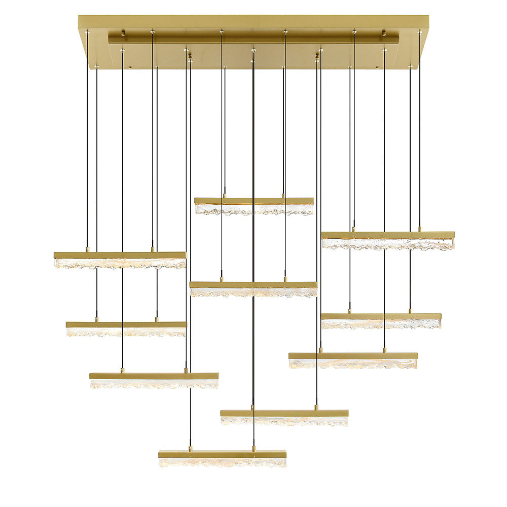 Stagger LED Linear Suspension