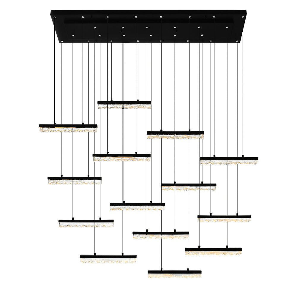 Stagger LED Linear Suspension
