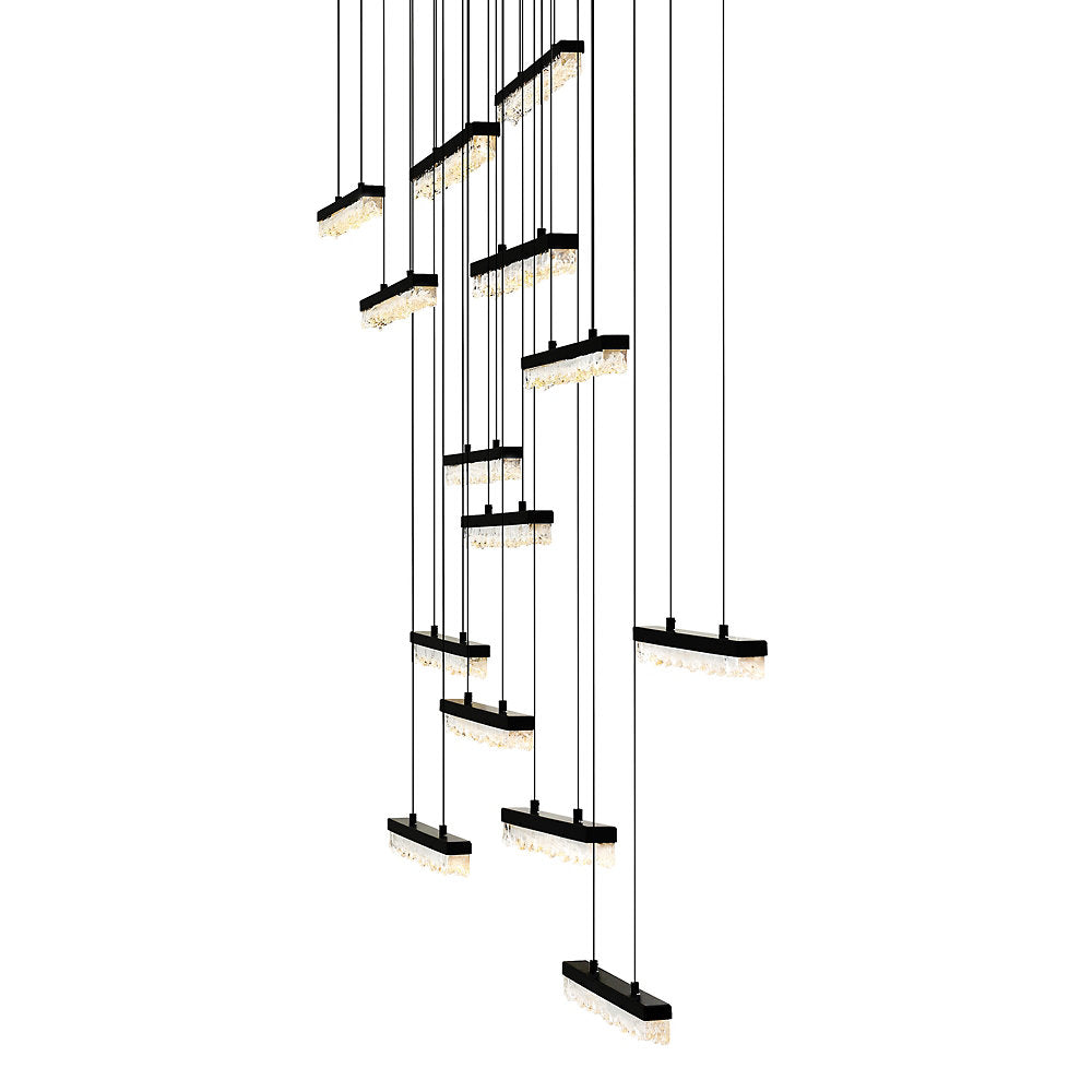 Stagger LED Linear Suspension