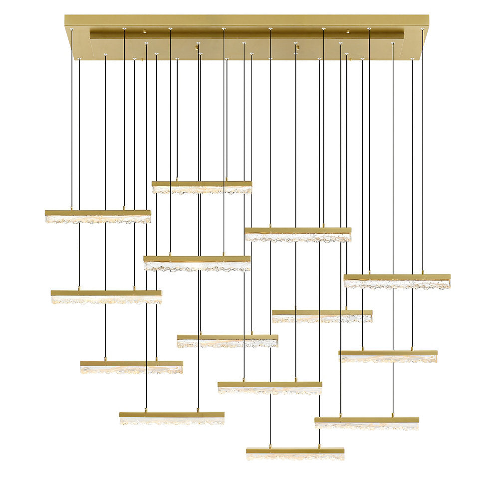 Stagger LED Linear Suspension