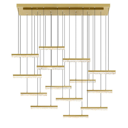 Stagger LED Linear Suspension