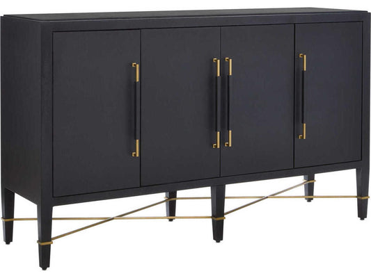 Vistas 67 Black Lacquered Linen Champagne Metal Sideboard,"<div class="flex flex-col max-w-1/4">
<span class="w-full text-base font-semibold mb-2">Features</span><ul class="list-disc pl-5"><li class="text-sm my-1"><div class="w-full html-content-container