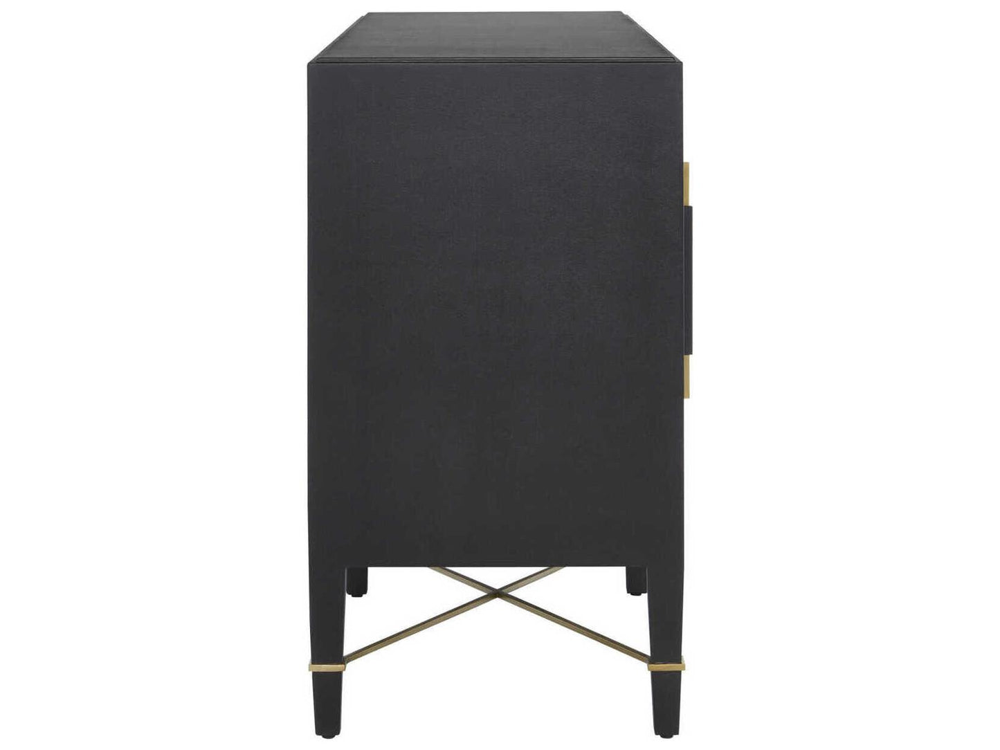 Vistas 67 Black Lacquered Linen Champagne Metal Sideboard,"<div class="flex flex-col max-w-1/4">
<span class="w-full text-base font-semibold mb-2">Features</span><ul class="list-disc pl-5"><li class="text-sm my-1"><div class="w-full html-content-container