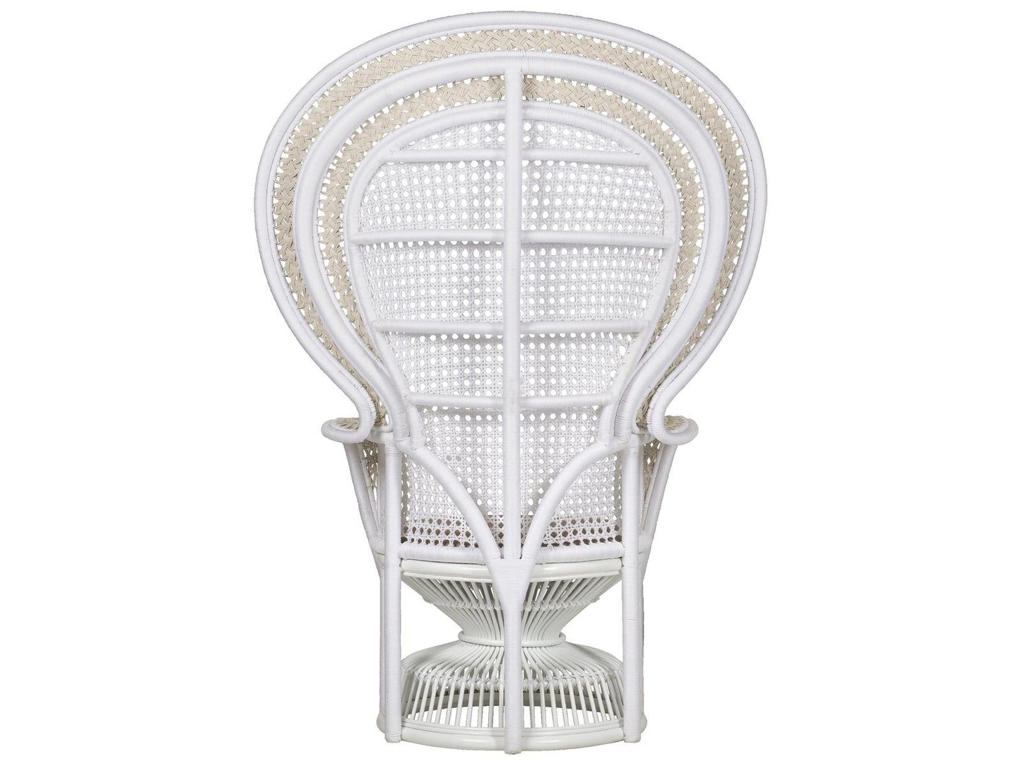 Emanuelle White Accent Chair