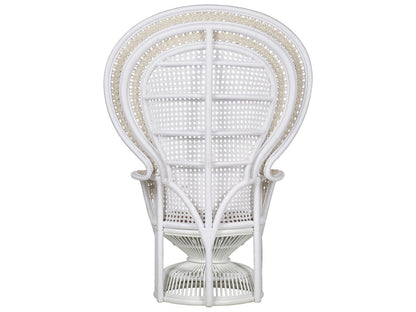 Emanuelle White Accent Chair