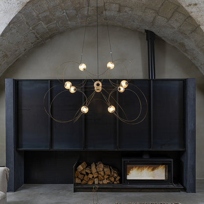 Munari 10 Light LED Chandelier