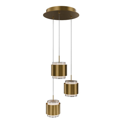 Banded LED Multi-Light Pendant