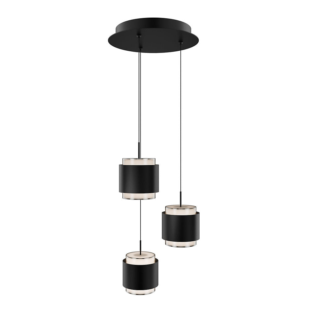 Banded LED Multi-Light Pendant
