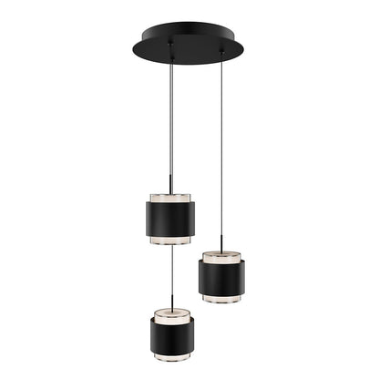 Banded LED Multi-Light Pendant
