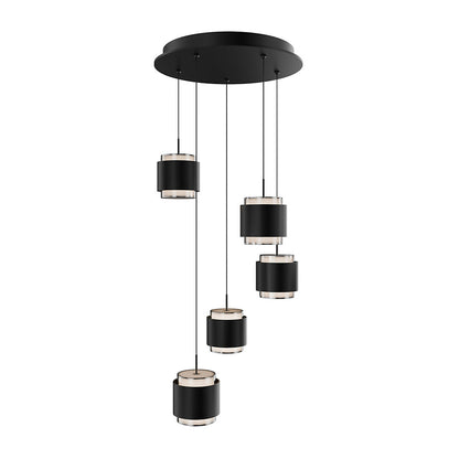 Banded LED Multi-Light Pendant