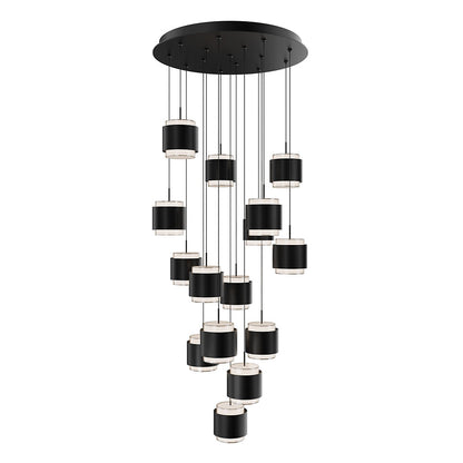 Banded LED Multi-Light Pendant