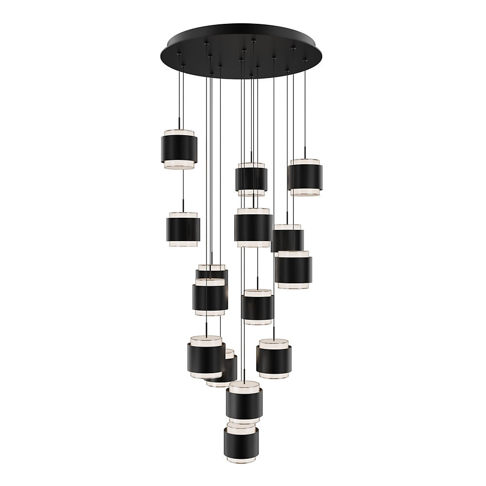 Banded LED Multi-Light Pendant