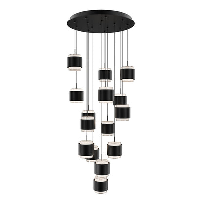 Banded LED Multi-Light Pendant