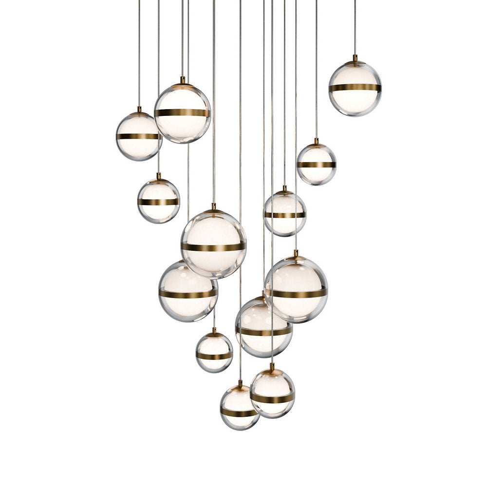 Cyllindra LED Square Multi Light Pendant