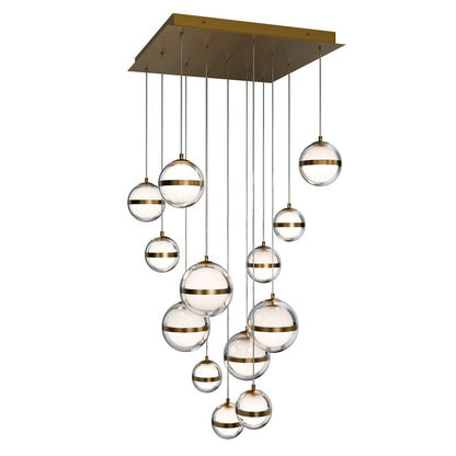 Cyllindra LED Square Multi Light Pendant