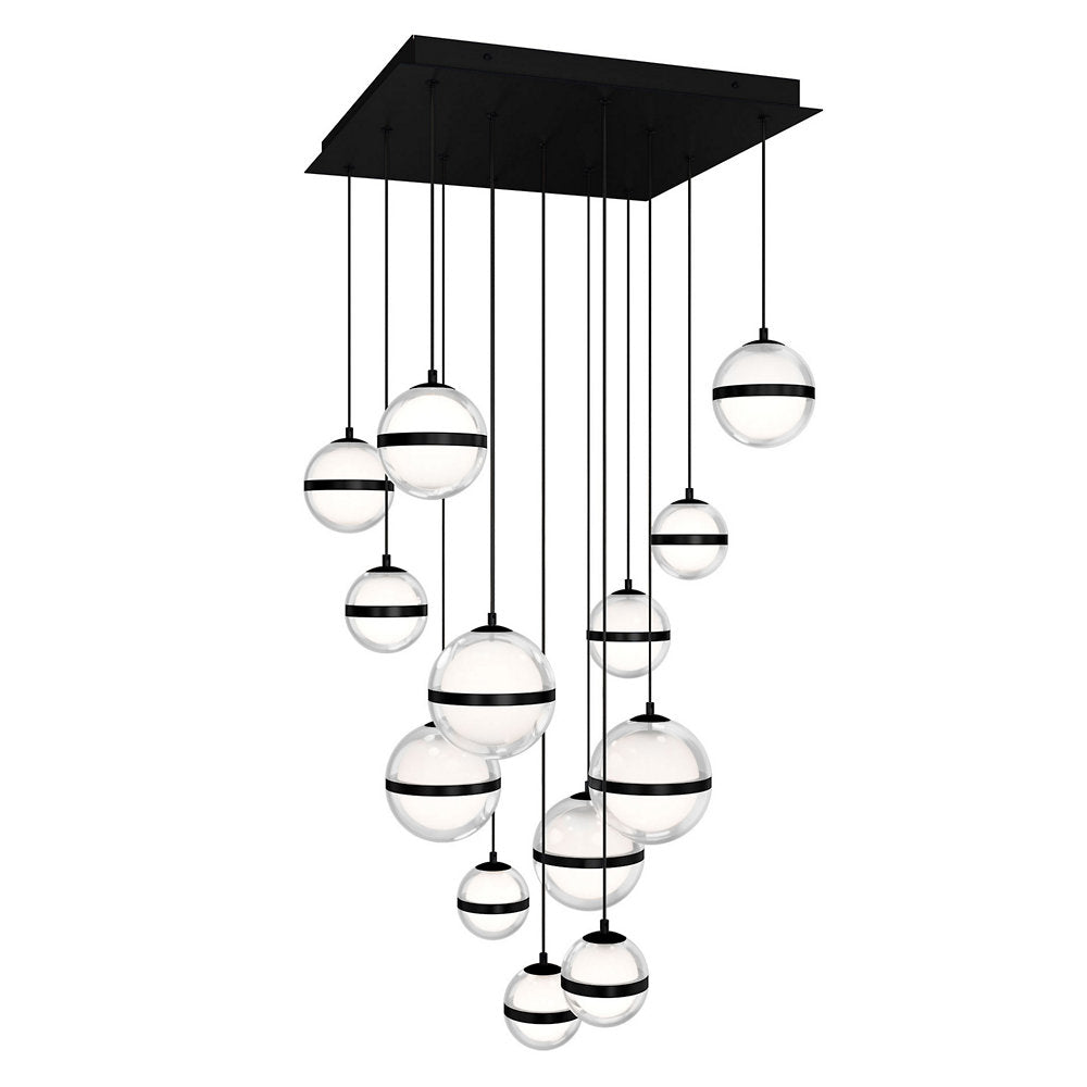 Cyllindra LED Square Multi Light Pendant