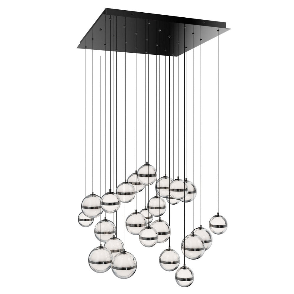 Cyllindra LED Square Multi Light Pendant